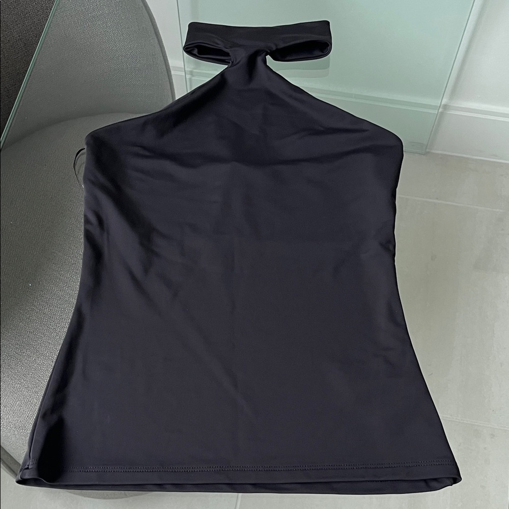 Black Halter Top